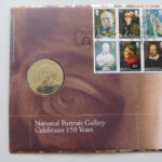 2006 First Day Medal Cover - National Portrait Gallery Medallion PNC Cover - UK FDC Royal Mail Left