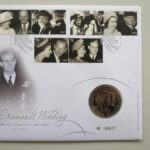 2007 First Day Coin Cover - Royal Diamond Wedding £5 Coin PNC Cover - UK FDC Royal Mail Right