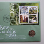 2009 First Day Coin Cover - Kew Gardens 250th Anniversary 50p Pence Coin PNC Cover - UK FDC Royal Mail Right