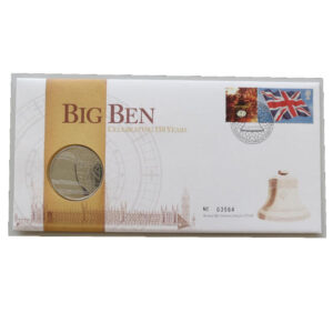 2009 First Day Medal Cover - Big Ben Celebrating 150 Years PNC Cover - UK FDC Royal Mail Face