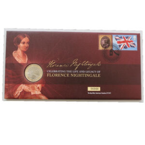 2010 First Day Coin Cover - Florence Nightingale Life and Legacy £2 Pounds PNC Cover - UK FDC Royal Mail Face