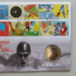 2010 First Day Coin Cover - The Games Spring To Life London 2012 Olympics £5 Pounds PNC Cover - UK FDC Royal Mail Right