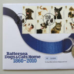 2010 First Day Medal Cover - Battersea Dogs and Cats Home 150 Years PNC Cover - UK FDC Royal Mail Left