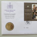 2011 First Day Coin Cover - The Royal Wedding of HRH Prince William £5 Pounds Coin PNC Cover - UK FDC Royal Mail Left