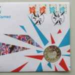 2012 First Day Coin Cover - London 2012 Olympic & Paralympic Games Silver Proof £5 Pounds Coin PNC Cover - UK Royal Mail Right