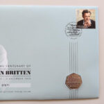 2013 First Day Coin Cover - Benjamin Britten Centenary of Birth 50p Pence Coin PNC Cover - UK FDC Royal Mail Right