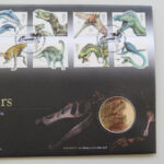 2013 First Day Medal Cover - Dinosaurs Fossil Reptiles From The UK Medal PNC Cover - UK FDC Royal Mail Right