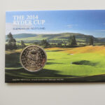 2014 First Day Coin Cover - The 2014 Ryder Cup Gleneagles Scotland Medal PNC Cover - UK FDC Royal Mail Left