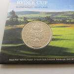 2014 First Day Coin Cover - The 2014 Ryder Cup Gleneagles Scotland Medal PNC Cover - UK FDC Royal Mail Obverse