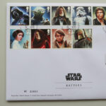 2015 First Day Medal Cover - Star Wars Battles Medallion PNC Cover - UK FDC Royal Mail Left