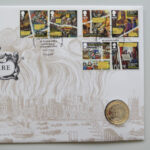 2016 First Day Coin Cover - The Great Fire of London £2 Pounds Coin PNC Cover - UK FDC Royal Mail Right