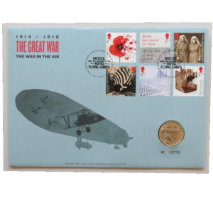 2017 First Day Coin Cover - The Great War Centenary War In The Air £2 Pounds Coin PNC Cover - UK FDC Royal Mail Face