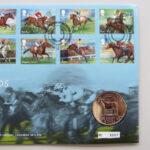 2017 First Day Medal Cover - A Celebration of Racehorse Legends PNC Cover - UK FDC Royal Mail Right