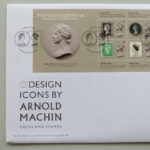 2017 First Day Medal Cover - Design Icons by Arnold Machin Coins & Stamps PNC Cover - UK FDC Royal Mail Left