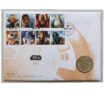 2017 First Day Medal Cover - Star Wars BB-8 Astromech Droid PNC Cover - UK FDC Royal Mail Face