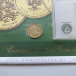 2003 First Day Coin Cover - 20th Anniversary of First One Pound Coin £1 Banknote & £1 Pound Coin PNC Cover Obverse