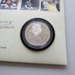 2012 First Day Coin Cover - The Queen's Diamond Jubilee Silver Proof £5 Pounds Coin PNC Cover - UK FDC Royal Mail Obverse