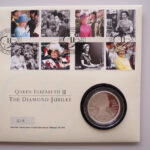 2012 First Day Coin Cover - The Queen's Diamond Jubilee Silver Proof £5 Pounds Coin PNC Cover - UK FDC Royal Mail Right