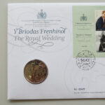 2018 First Day Coin Cover - The Royal Wedding Prince Harry & Meghan £5 Pounds Coin PNC Cover - UK FDC Royal Mail Left