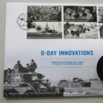 2019 First Day Coin Cover - D-Day Innovations Silver Proof £2 Pounds Coin PNC Cover - UK FDC Royal Mail Left