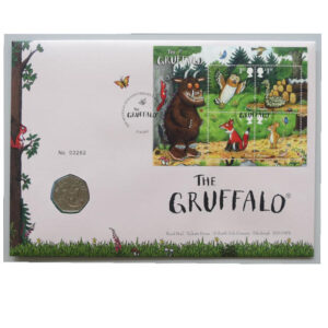 2019 First Day Coin Cover - The Gruffalo 20th Anniversary 50p Pence Coin PNC Cover - UK FDC Royal Mail Face