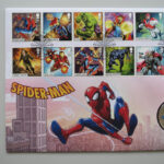 2019 First Day Medal Cover - Marvel Spider-Man Medal PNC Cover - UK FDC Royal Mail Left