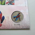 2019 First Day Medal Cover - Marvel Spider-Man Medal PNC Cover - UK FDC Royal Mail Obverse