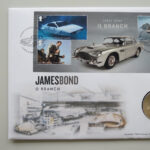 2020 First Day Coin Cover - James Bond Q Branch £5 Pounds Coin PNC Cover - UK FDC Royal Mail Left