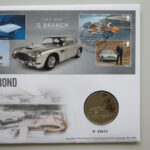 2020 First Day Coin Cover - James Bond Q Branch £5 Pounds Coin PNC Cover - UK FDC Royal Mail Right