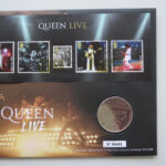 2020 First Day Coin Cover - Queen Live Rock Band £5 Pounds Coin PNC Cover - UK FDC Royal Mail Right