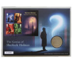 2020 First Day Medal Cover - The Genius of Sherlock Holmes Medal PNC Cover - UK FDC Royal Mail Face