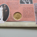 1998 First Day Gold Sovereign Cover - The Queen Mother 75 Royal Years 22ct Gold Coin PNC Cover Reverse