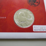 2014 Coin First Day Cover - Lunar Year of the Horse 1oz Fine Silver £2 Pounds Coin PNC Cover- UK FDC - Obverse