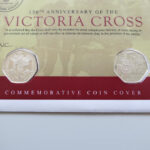 2006 Coin First Day Covers - Victoria Cross 150th Anniversary 2x Silver Proof 50p Pence Coin PNC Cover - UK FDC - Obverse