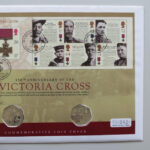 2006 Coin First Day Covers - Victoria Cross 150th Anniversary 2x Silver Proof 50p Pence Coin PNC Cover - UK FDC - Right