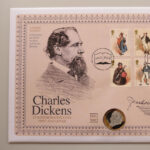 2012 Coin First Day Covers - Charles Dickens Bicentenary Silver Proof £2 Pounds Coin PNC Cover - UK FDC - Left