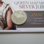 2012 Coin First Day Covers - HM Queen Elizabeth II Silver Jubilee Silver Crown Coin PNC Cover - UK FDC - Obverse