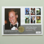 2012 Coin First Day Covers - HRH The Duke of Cambridge 30th Birthday Silver £5 Pounds Coin PNC Cover - Guernsey FDC - Face