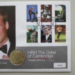 2012 Coin First Day Covers - HRH The Duke of Cambridge 30th Birthday Silver £5 Pounds Coin PNC Cover - Guernsey FDC - Right