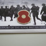 2012 Coin First Day Covers - The 2012 Remembrance Sunday Silver Proof £5 Pounds Coin PNC Cover - UK FDC - Obverse