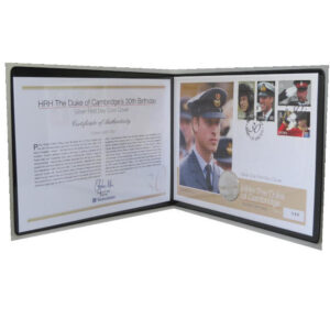 2012 Coin First Day Covers - The Duke of Cambridge 30th Birthday Silver Proof £5 Pounds Coin PNC Cover - Jersey FDC - Front