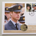 2012 Coin First Day Covers - The Duke of Cambridge 30th Birthday Silver Proof £5 Pounds Coin PNC Cover - Jersey FDC - Left