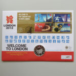 2012 Coin First Day Covers - Welcome to London 2012 Olympics Silver Proof £5 Pounds Coin PNC Cover - UK FDC - Face