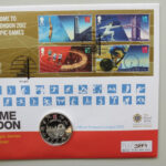 2012 Coin First Day Covers - Welcome to London 2012 Olympics Silver Proof £5 Pounds Coin PNC Cover - UK FDC - Right