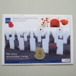 2013 Coin First Day Covers - Armistice Day We Will Remember Them Silver Proof £5 Coin PNC Cover - UK FDC - Face