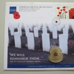 2013 Coin First Day Covers - Armistice Day We Will Remember Them Silver Proof £5 Coin PNC Cover - UK FDC - Left