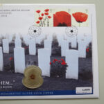 2013 Coin First Day Covers - Armistice Day We Will Remember Them Silver Proof £5 Coin PNC Cover - UK FDC - Right