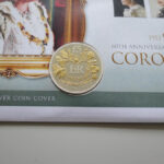 2013 Coin First Day Covers - Coronation Jubilee 60th Anniversary Silver Proof £5 Coin PNC Cover - UK FDC - Obverse