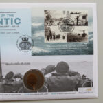 2013 Coin First Day Covers - The Battle of the Atlantic 70th Anniversary Silver & Gold Plated Coin PNC Cover - UK FDC - Right