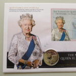 2013 Coin First Day Covers - The Naming of Queen Elizabeth Land Silver Proof £2 Pounds Coin PNC Cover - BAT FDC - Left